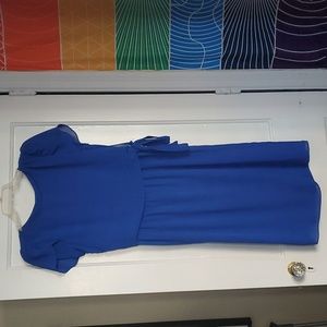 Vintage blue 80's dress